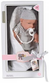 Moni Μωρό Κούκλα με Γκρι Ρούχα 41cm 3800146265762