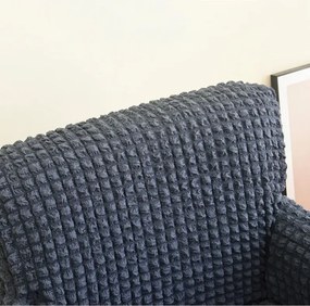 Stewehome Ελαστικό κάλυμμα μονής πολυθρόνας από ύφασμα με ζιγκ ζαγκ σχέδιο 60x80 cm
