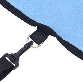 vidaXL Σαμάρι Ίππου Σκούρο Aqua 75 cm Πολικές φλις