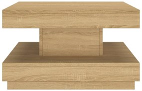 vidaXL Τραπεζάκι Σαλονιού Ανοιχτό Καφέ 60 x 60 x 35 εκ. από MDF
