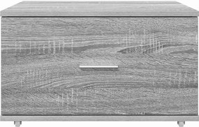 vidaXL Ντουλάπι με Συρτάρια 55 x 45 x 31 εκ Γκρίζο Σονομα