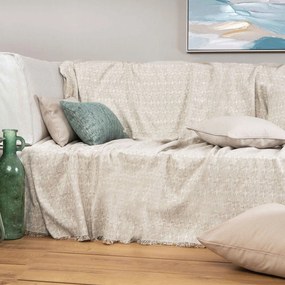 Ριχτάρι Τριθέσιου Καναπέ (180x300) Aslanis Home Selena Μπεζ