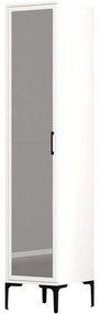 Ντουλάπα Μονόφυλλη Kumsal 845HCT5408 40x47,5x201,4cm White Single Door