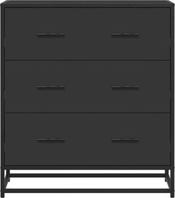 vidaXL Ραφιέρα Καφέ Δρυς 68x35x76 εκ. Επεξ. Ξύλο + Μέταλλο