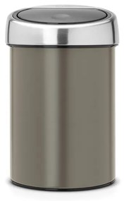 Brabantia 647215 Κάδος απορριμμάτων Touch Bin 3L, Platinum