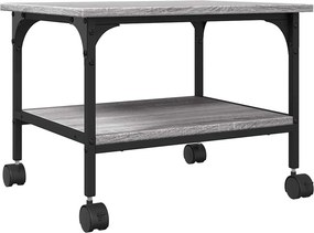 vidaXL Βάση Εκτυπωτή 2 Επιπέδων Γκρι Sonoma 50x40x38 εκ Επεξ. Ξύλο