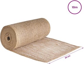vidaXL Ρολό από Τζute 25 x 1000 εκ.
