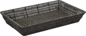ΚΑΛΑΘΙ SYNTH. RATTAN GN1/2 ΓΚΡΙ 32,5Χ26,5Χ10ΕΚ  (smA)