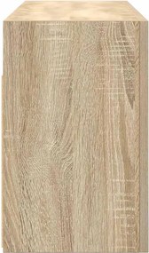 vidaXL Ντουλάπι τοίχου μπάνιου Sonoma Oak 80x25x40 cm