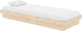 vidaXL Πλαίσιο Κρεβατιού 75 x 190 εκ. από Μασίφ Ξύλο Small Single