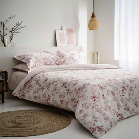 Παπλωματοθήκη Rebecca-2 (Σετ 3τμχ) Pink Vesta Home Queen Size 230x240cm 100% Βαμβακοσατέν