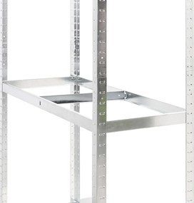 vidaXL Ραφιέρα Ελαστικών 3 Επιπέδων Ασημί 110 x 40 x 200 εκ. Ατσάλι