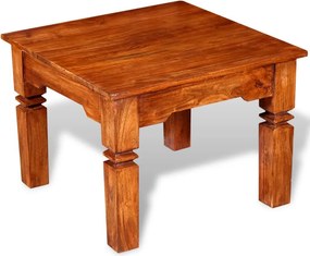 vidaXL Τραπεζάκι Σαλονιού 60x60x45 εκ. από Μασίφ Ξύλο