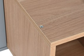 Έπιπλο Εισόδου Home ESPRIT Μπλε Γκρι 120 x 35 x 90 cm