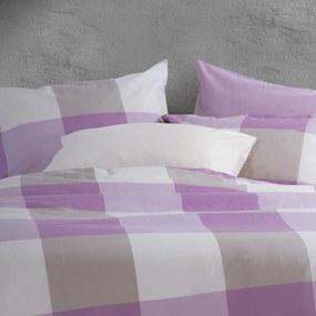 Μαξιλαροθήκη (52x72) Nef-Nef Homeware Casual Check Mauve