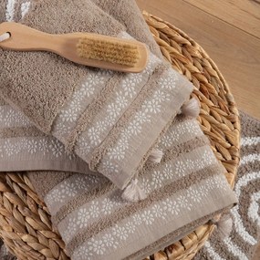 Πετσέτα Alba Beige Nef-Nef Hand 30x50cm 100% Cotton