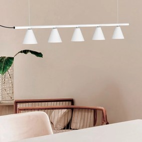 Κρεμαστό Πολύφωτο Rimini Linear 90cm 8,5W 3000K 45° Μαύρο Ματ