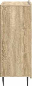 vidaXL Πλαϊνό γραφείο Sonoma Δρυς 66 x 34,5 x 92 εκ.