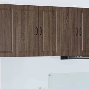 Ντουλάπα Κουζίνας Καφέ δρυς 80 x 31 x 80 εκ. Επεξεργασμένο ξύλο