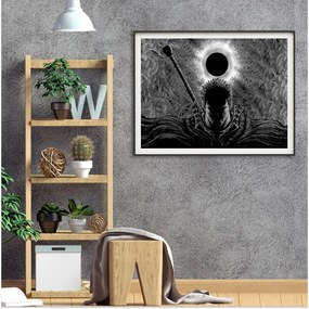 Πόστερ &amp; Κάδρο BESERK AN086 30x40cm Μαύρο Ξύλινο Κάδρο (με πόστερ)
