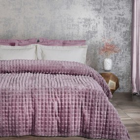 Κουβέρτα Fleece 1358 Dusty Purple Das Home Υπέρδιπλo 220x240cm Πολυέστερ