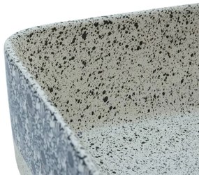 vidaXL Νιπτήρας Ορθογώνιος Γκρι/Μπλε 46 x 35,5 x 13 εκ. Κεραμικός
