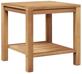 vidaXL Τραπεζάκι σαλονιού Καφέ 45 x 45 x 45 cm Μασίφ ξύλο teak