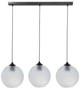 Κρεμαστό Φωτιστικό Οροφής Ράγα BALL GL-5010 RAGA 3L Heronia-02-0371-Διάφανο 02-0371