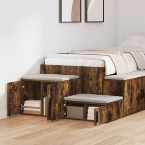 vidaXL Ντουλάπα Αποθήκευσης Καπνιστής Δρυς 118x41x40 εκ. Φτιαγμένο από Ξύλο