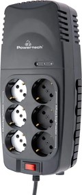 POWERTECH σταθεροποιητής ρεύματος PT-1496, 2000VA/1000W, 6x schuko