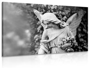 Εικόνα άγαλμα αγγέλου σε ασπρόμαυρο - 120x80