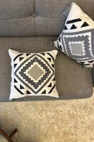 Stewehome Σετ 2 τεμαχίων μαξιλαροθήκες με κέντημα 43x43 cm