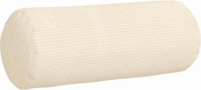 vidaXL Μαξιλάρια Στήριγμα 2 pcs Κρεμ Ø 15 x 40 εκ Υφασμάτινο Κορντουρά