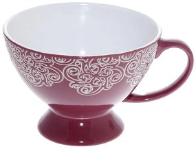 Κούπα Stoneware 320ml Vienna Μπορντώ ESPIEL HUN102K6