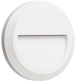 Φωτιστικό Τοίχου - Απλίκα SLIM02NW Φ15x2,7cm Led 100lm 1,5W 3000K White Aca