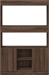 vidaXL Ντουλάπι Καφέ Δρυς 92x33x140 εκ. από Επεξεργασμένο Ξύλο