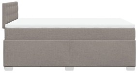 ΚΡΕΒΑΤΙ BOXSPRING ΜΕ ΣΤΡΩΜΑ TAUPE 120X200 ΕΚ. ΥΦΑΣΜΑΤΙΝΟ 3285873