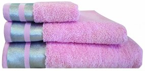 Πετσέτα Χεριών Μεμονωμένη Βαμβακερή 30x50εκ. Ice Pink Makis Tselios