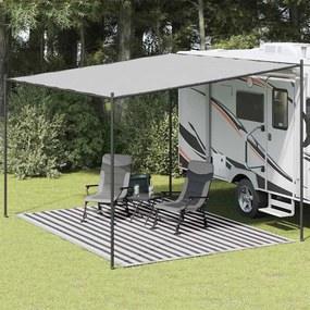 vidaXL Χαλί Σκηνής Ανθρακί και Λευκό 300 x 400 εκ.