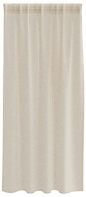 vidaXL Κουρτίνες με κουρτίνες 2 pcs Άμμος 140 x 175 εκ. Πολυεστέρας
