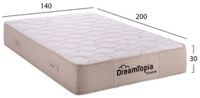 ΣΤΡΩΜΑ DREAMTOPIA, σειρά URANIA HM659.140 POCKET SPRING 140X200εκ. - HM659.140