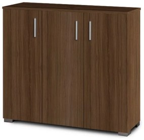 Intrahome Παπουτσοθήκη-ντουλάπι σε χρώμα καρυδί 100x36x92 Intrahomesa-00652572