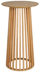 Τραπέζι μπαρ Domonic pakoworld mdf φυσικό Φ60x105εκ