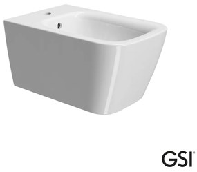GSI Nubes Swirl 9615 Κρεμαστό μπιντέ 55εκ Λευκό Γυαλιστερό