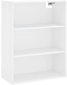 vidaXL Ντουλάπι Λευκό 69,5x34x180 εκ. από Επεξεργασμένο Ξύλο