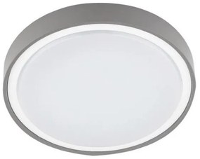 Πλαφονιέρα Φωτιστικό Οροφής IP65 Led 18W λευκό γκρι ή ανθρακί Lumen 21-01816 Γκρι