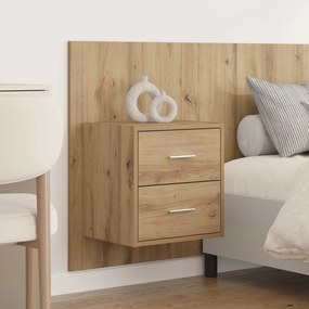 vidaXL Κεφαλή κρεβατιού με κομοδίνο 3 pcs Artisan Oak