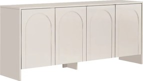 Μπουφές Aurelia Megapap χρώμα κρεμ 180x45x80εκ.
