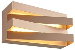 Φωτιστικό Τοίχου - Απλίκα Led V80LEDW20DG 12W 3000K 960lm 20X11X9 Dark Gold Aca Decor Metal