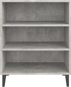 vidaXL Ντουλάπι Γκρι Σκυροδέματος 57x35x70 εκ. Επεξεργασμένο Ξύλο